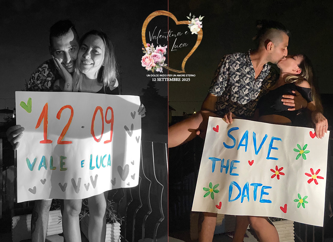 Partecipazione Valentina e Luca